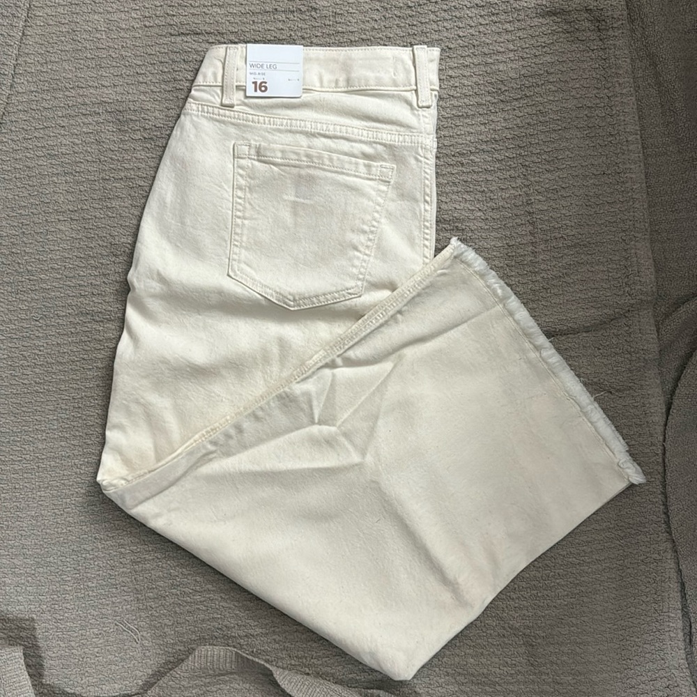 🆕NWT*✨HOST PICK✨ LANE BRYANT MID-RISE WIDE LEG CROP*✨FLEX MAGIC WAISTsize 16W